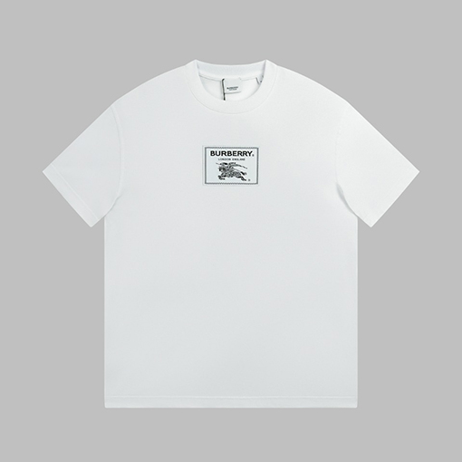 バーバリー 半袖Tシャツ スーパーコピー BBRの新作 プロルサムタグのコットンTシャツ