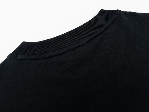バーバリー 半袖Tシャツ コピー BBRロゴの起毛丸い文字の短袖Tシャツ