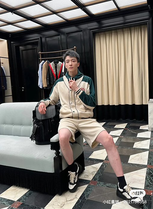 グッチ スウェットパンツ 最新のパッチワークショートパンツ
