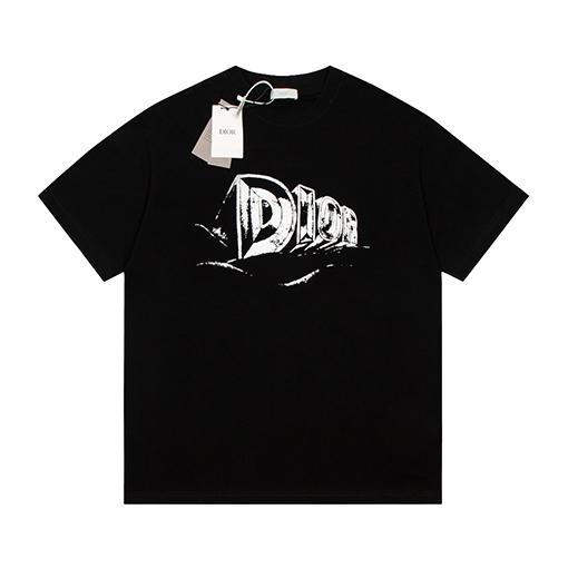 ディオール 半袖Tシャツ Fall23 TEARSシリーズ DIORロゴプリント Tシャツ