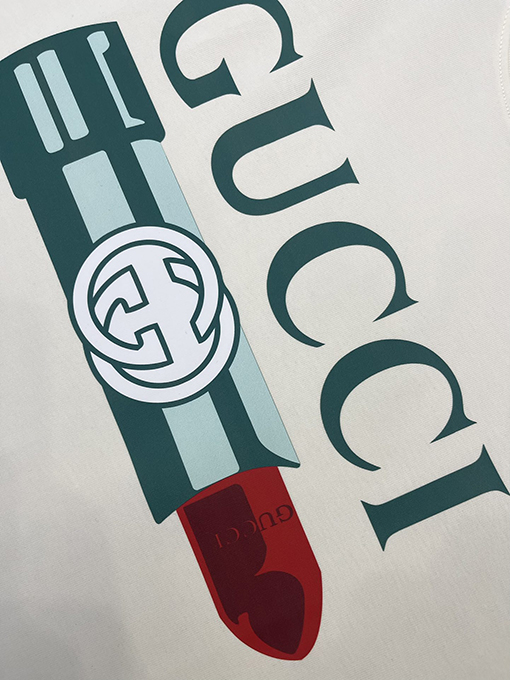 グッチ半袖Tシャツ コピー GUCCIロゴプリント