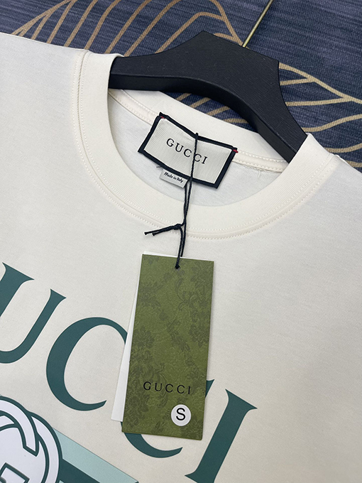 グッチ半袖Tシャツ コピー GUCCIロゴプリント