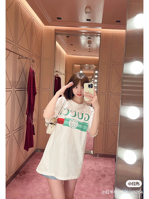 グッチ半袖Tシャツ コピー GUCCIロゴプリント