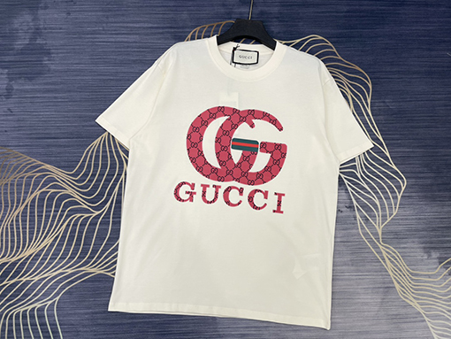 グッチ半袖Tシャツ コピー ダブルGロゴ