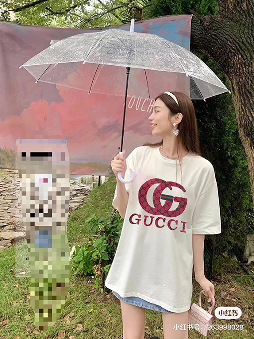 グッチ半袖Tシャツ コピー ダブルGロゴ
