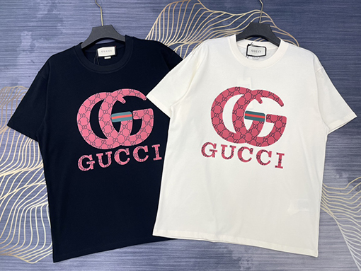 グッチ半袖Tシャツ コピー ダブルGロゴ