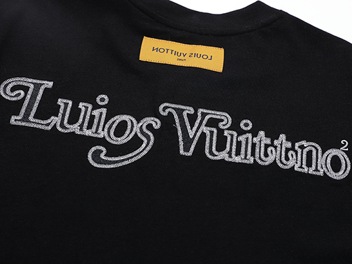 ルイヴィトン 半袖Tシャツスーパーコピー  刺繍入り半袖Tシャツ - 柔らかくて快適なファッション