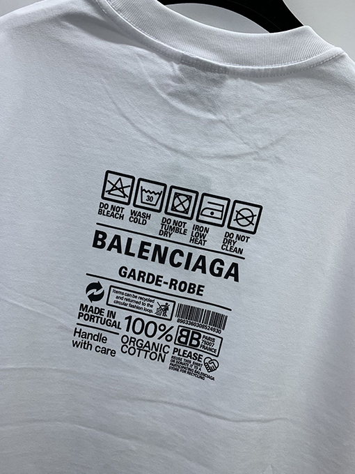 バレンシアガ 刺繍入り半袖Tシャツスーパーコピー  精密なディテールのファッションBALENCIAGA