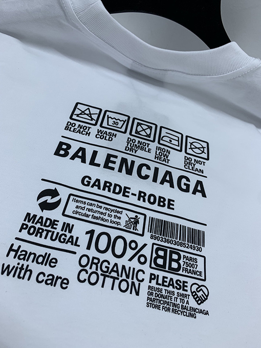バレンシアガ 刺繍入り半袖Tシャツスーパーコピー  精密なディテールのファッションBALENCIAGA