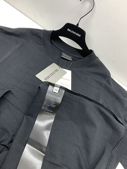 バレンシアガ 刺繍入り半袖Tシャツスーパーコピー  精密なディテールのファッションBALENCIAGA