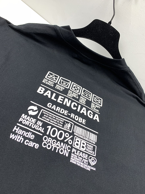 バレンシアガ 刺繍入り半袖Tシャツスーパーコピー  精密なディテールのファッションBALENCIAGA