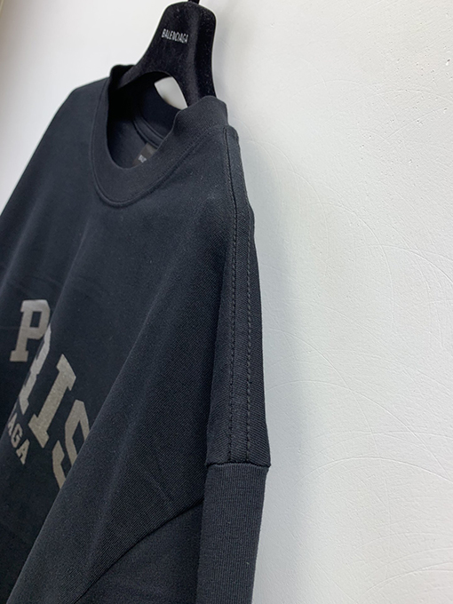バレンシアガ 半袖Tシャツコピー  パリ限定の文字プリントTシャツ