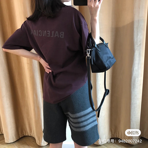 バレンシアガ 半袖Tシャツコピー BALENCIAGAロゴプリント