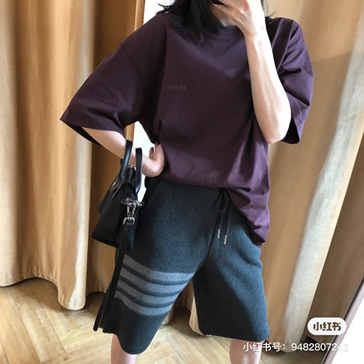 バレンシアガ 半袖Tシャツコピー BALENCIAGAロゴプリント
