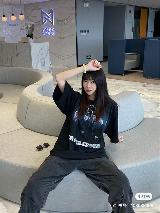 バレンシアガ 半袖Tシャツコピープリント半袖Tシャツメンズファッション通販