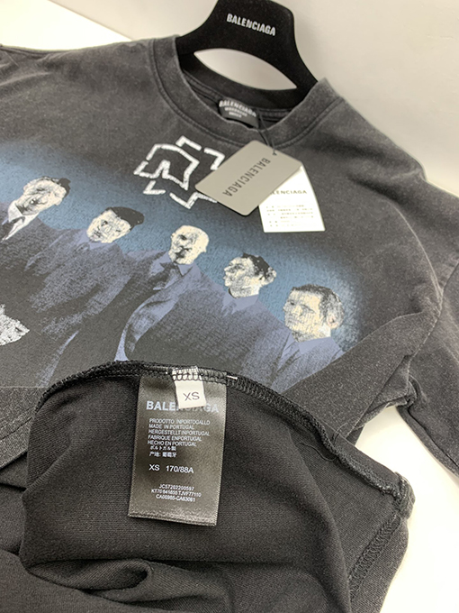 バレンシアガ 半袖Tシャツコピープリント半袖Tシャツメンズファッション通販
