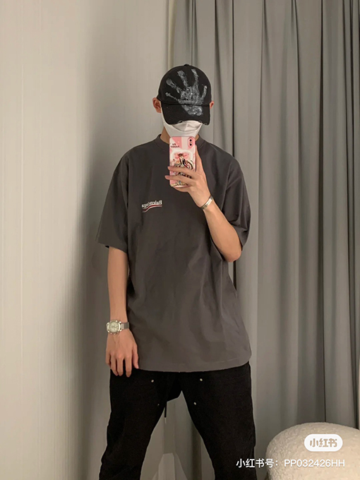 バレンシアガ 半袖Tシャツコピー BALENCIAGA コーラプリントTシャツ