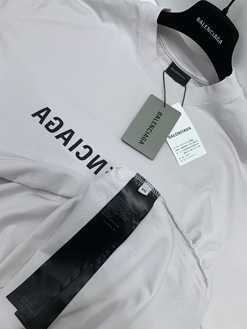 バレンシアガ 半袖Tシャツ プリント半袖Tシャツメンズファッション通販