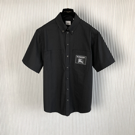 バーバリーBURBERRYスーパーコピー 新しいバージョンの戦馬のエンブレムが入った半袖シャツ