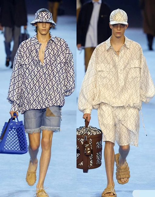 フェンディ シャツ FENDI リラックス感満載のFF柄シャツ