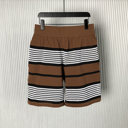バーバリー スウェットパンツ スーパーコピー BURBERRY ネット編み運動服セットの網目ショートパンツ