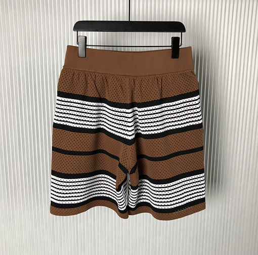 バーバリー スウェットパンツ スーパーコピー BURBERRY ネット編み運動服セットの網目ショートパンツ