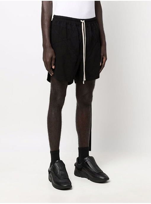 リックオウエンス スウェットパンツ  Rick Owens 五つ星カットパッチワーク ゴム紐付きルーズショートパン