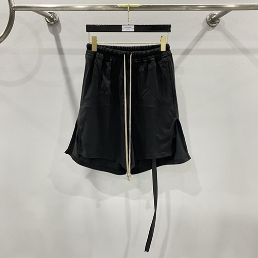 リックオウエンス スウェットパンツ  Rick Owens 五つ星カットパッチワーク ゴム紐付きルーズショートパン