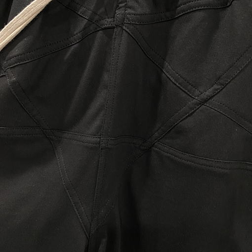 リックオウエンス スウェットパンツ  Rick Owens 五つ星カットパッチワーク ゴム紐付きルーズショートパン