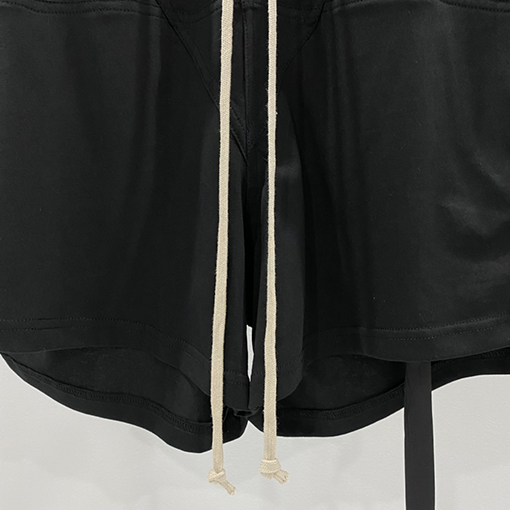 リックオウエンス スウェットパンツ  Rick Owens 五つ星カットパッチワーク ゴム紐付きルーズショートパン
