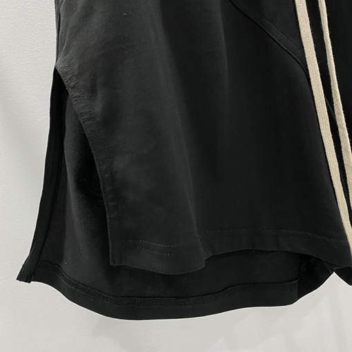 リックオウエンス スウェットパンツ  Rick Owens 五つ星カットパッチワーク ゴム紐付きルーズショートパン