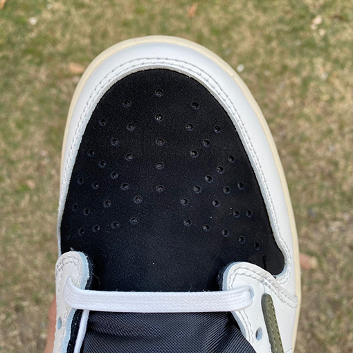 ナイキ  スニーカースーパーコピー ジョーダン1 LOW x Travis Scott オリーブ  シューズ