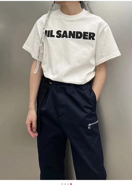 ジルサンダー 短袖Tシャツ  スーパーコピー  JIL SANDER ベーシックな短袖Tシャツ クラシックなデザイン