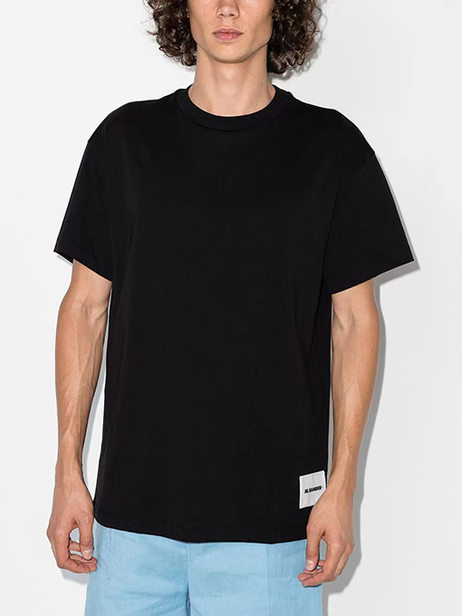 ジルサンダー 短袖Tシャツ コピー JIL SANDER シンプルでスタイリッシュなロゴ刺繍入りTシャツ