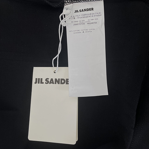 ジルサンダー 短袖Tシャツ コピー JIL SANDER シンプルでスタイリッシュなロゴ刺繍入りTシャツ