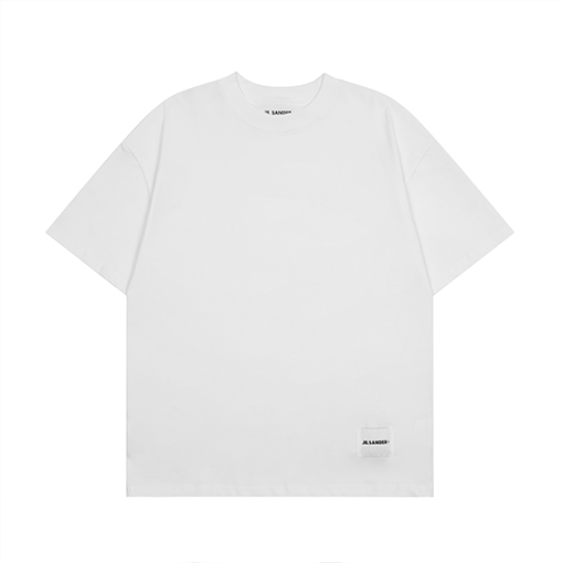 ジルサンダー 短袖Tシャツ コピー JIL SANDER シンプルでスタイリッシュなロゴ刺繍入りTシャツ