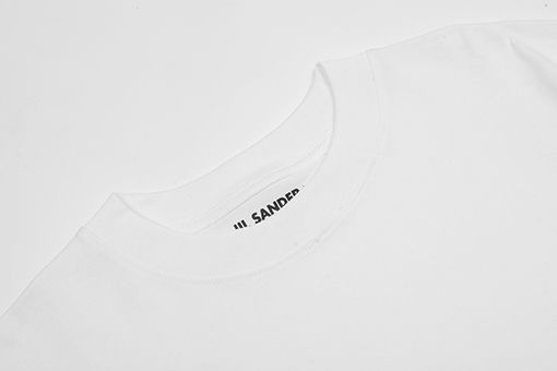ジルサンダー 短袖Tシャツ コピー JIL SANDER シンプルでスタイリッシュなロゴ刺繍入りTシャツ