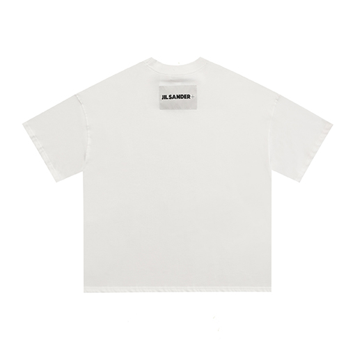 ジルサンダー 短袖Tシャツ JIL SANDERミニマルなロゴプリントTシャツ
