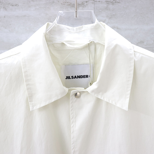 ジルサンダー 長袖Tシャツ JIL SANDER 22ssシンプルなレタープリントの男女用ジャケット型コート