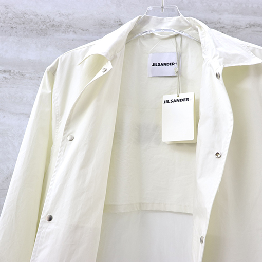 ジルサンダー 長袖Tシャツ JIL SANDER 22ssシンプルなレタープリントの男女用ジャケット型コート