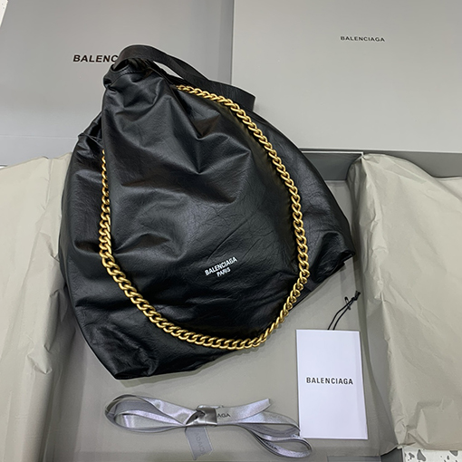 バレンシアガ ショルダーバッグスーパーコピー  BALENCIAGA CRUSH シリーズ　ごみ袋