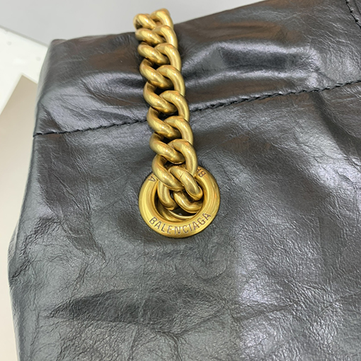 バレンシアガ ショルダーバッグ コピー BALENCIAGA CRUSH シリーズ ごみ袋 スモールサイズ