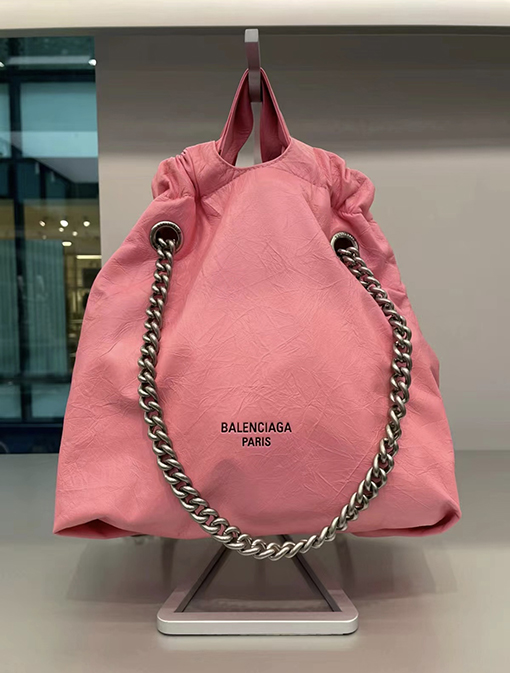 バレンシアガ ショルダーバッグ コピー BALENCIAGA CRUSH シリーズ ごみ袋 スモールサイズ