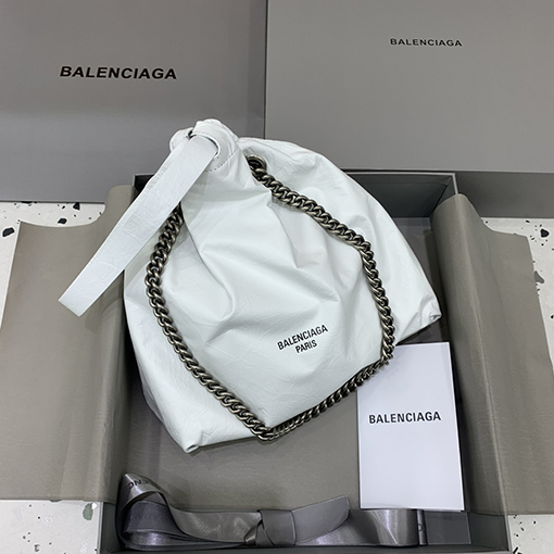 バレンシアガ ショルダーバッグ コピー BALENCIAGA CRUSH シリーズ ごみ袋 スモールサイズ