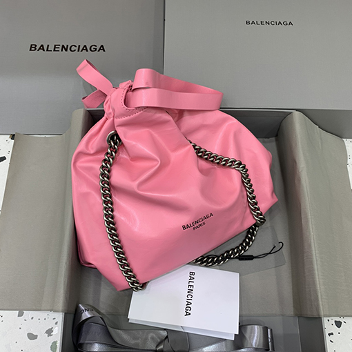 バレンシアガ ショルダーバッグ コピー BALENCIAGA CRUSH シリーズ ごみ袋 スモールサイズ