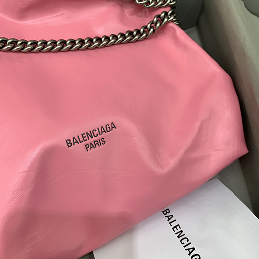 バレンシアガ ショルダーバッグ コピー BALENCIAGA CRUSH シリーズ ごみ袋 スモールサイズ