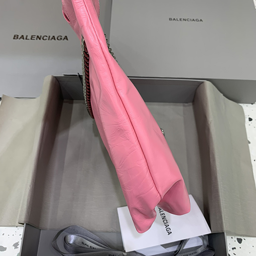 バレンシアガ ショルダーバッグ コピー BALENCIAGA CRUSH シリーズ ごみ袋 スモールサイズ