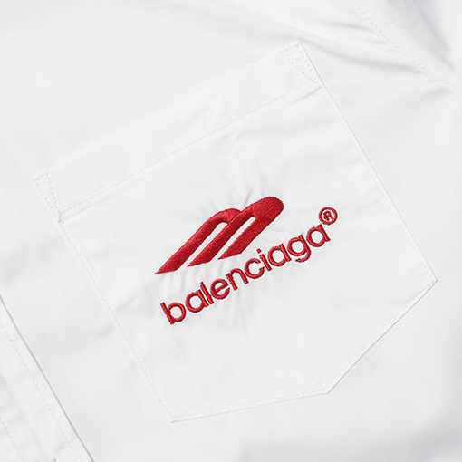 バレンシアガ   シャツスーパーコピー Balenciaga 刺繍入りシャツ
