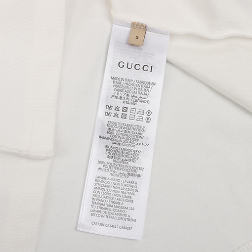 グッチ x アディダス コラボレーションクローバープリント半袖Tシャツ