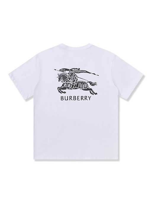 バーバリー半袖Tシャツ スーパーコピー BURBERRY 戦馬ロゴプリントのショートスリーブTシャツ